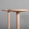 Handcrafted ash drink table