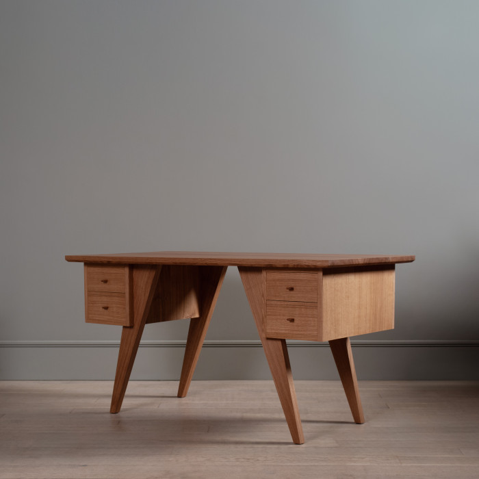 Handcrafted English Oak PMO Desk 