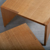 Modernist oak low table