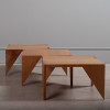 Modernist oak low table