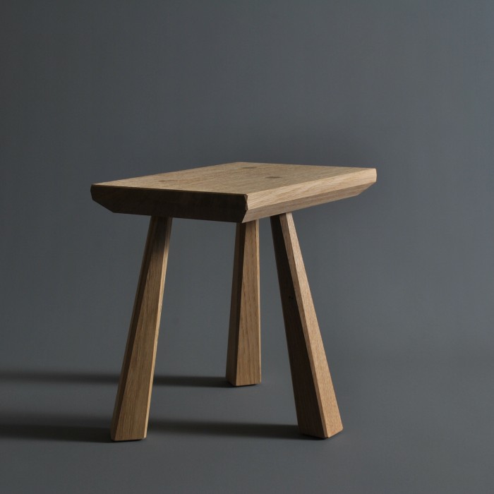 Handcrafted Oak side table
