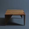 Post-modern walnut table