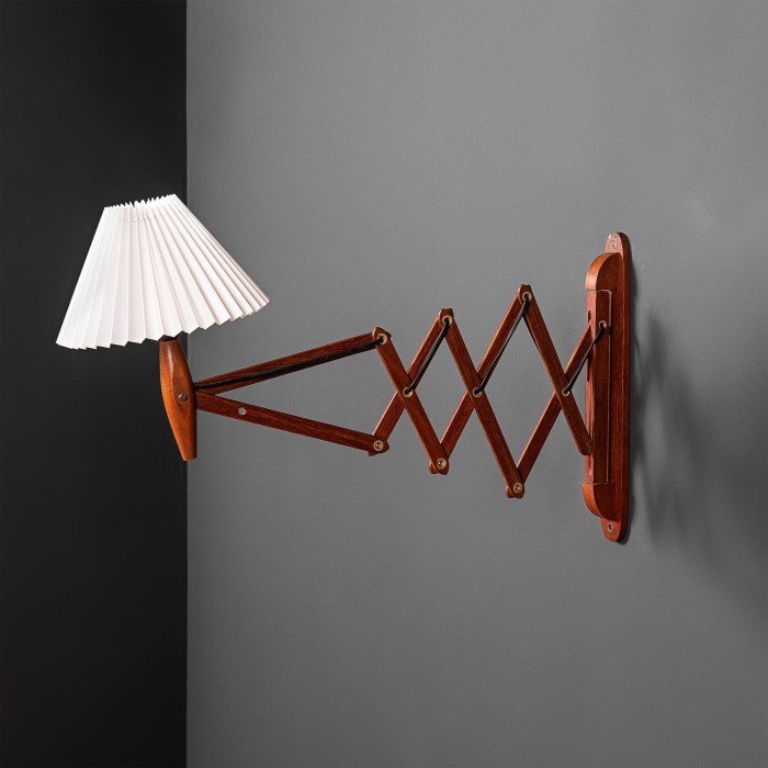 Danish 1950's Scissor Wall Lamp