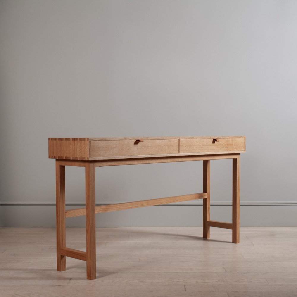 English Oak Console Desk Table. FCD1 