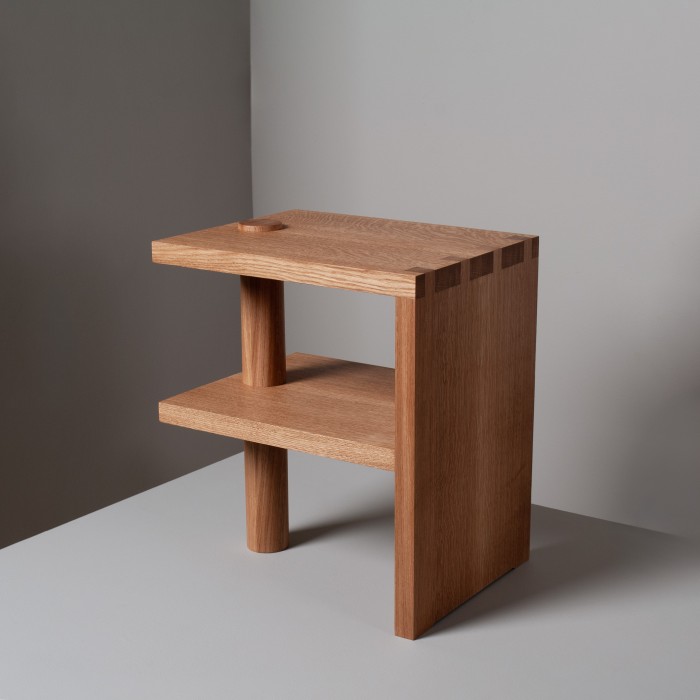 English Oak Pillar Table. OOG1