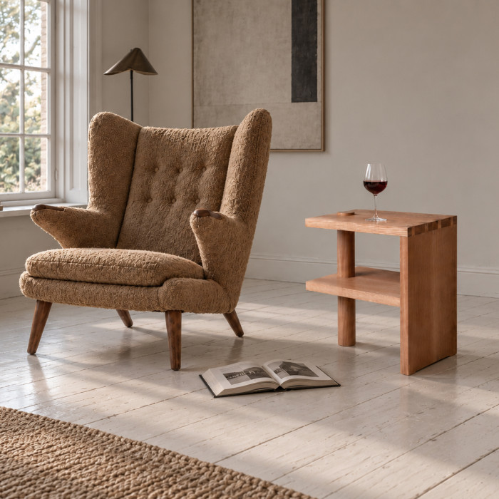English Oak Pillar Table. OOG1
