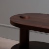 Walnut Pillar Tables. WCP