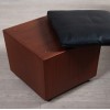 Modernist Teak Cube