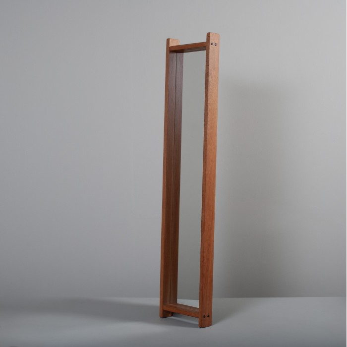 Modernist Oak Mirror