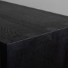 Ebonised Oak Pillar Table