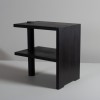 Ebonised Oak Pillar Table