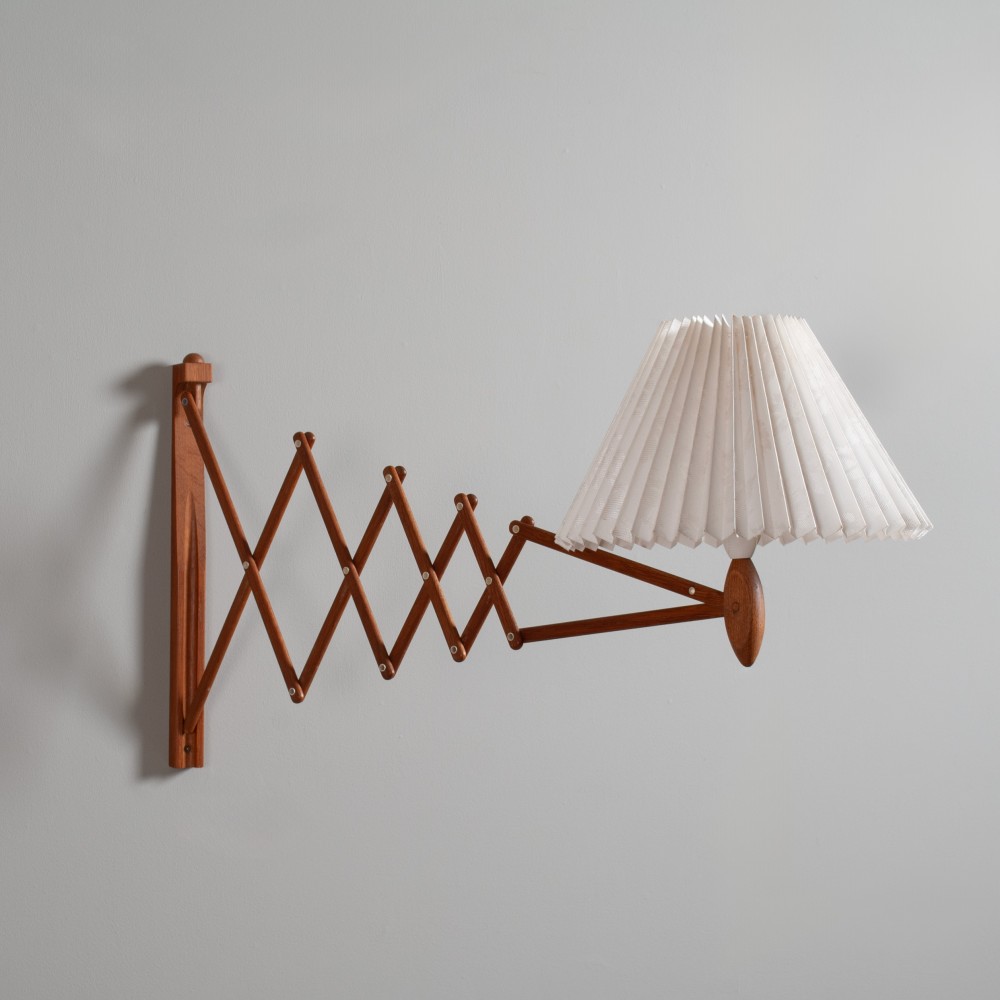 Oak Le Klint Scissor Lamp