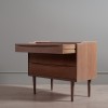 Modernist Oak Chest Vanity Desk