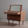 Modernist Oak Chest Vanity Desk