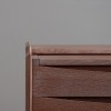 Modernist Oak Chest Vanity Desk