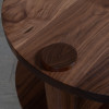Large WCP2 Walnut Pillar Table