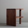 Large WCP2 Walnut Pillar Table