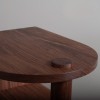 Large WCP2 Walnut Pillar Table