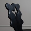 Wavy Black Ash Dining Chair