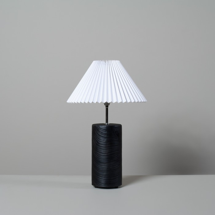 Yakisugi Pillar Table Lamp