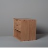 Double drawer floating night stands
