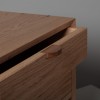 Double drawer floating night stands