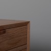 Double drawer floating night stands