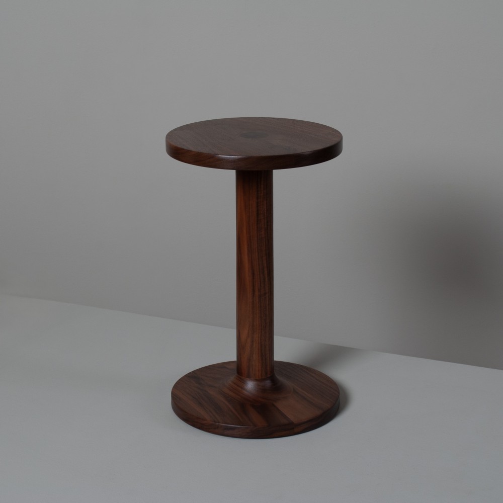 Walnut Column Table