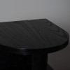 Curve Ebonised Tiered Nightstand Table