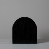 Curve Ebonised Tiered Nightstand Table