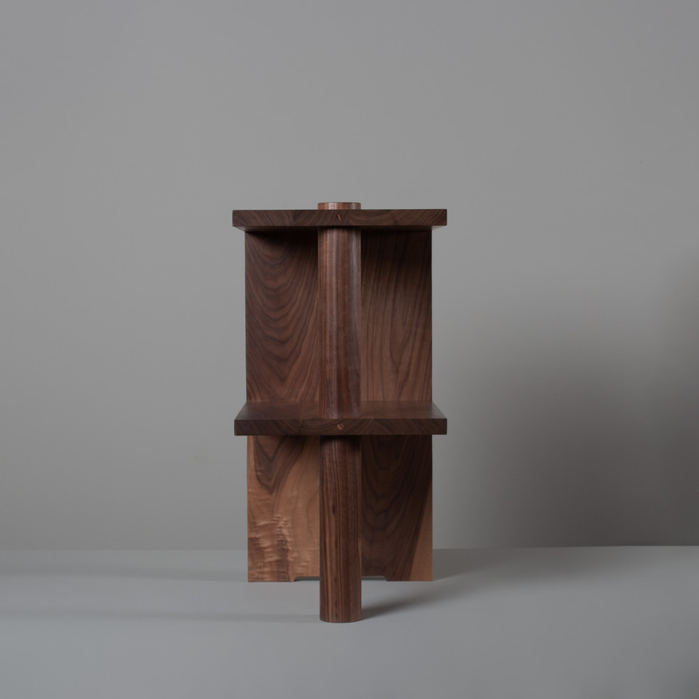 Walnut Pillar Table OWG1