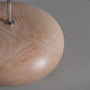 Large Handcrafted English Ash Lamp