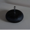 Large Handcrafted Scorched Yakisugi Lamp