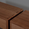 Large Handcrafted Oak Nightstand. Model BTD02.
