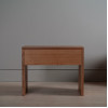 Large Handcrafted Oak Nightstand. Model BTD02.
