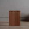 Large Handcrafted Oak Nightstand. Model BTD02.