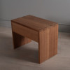 Large Handcrafted Oak Nightstand. Model BTD02.