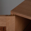 Oak Ziggurat Cabinet - Dry Bar