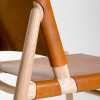 Leather Sling Easy Chair