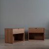 Large Oak Nightstand BC3