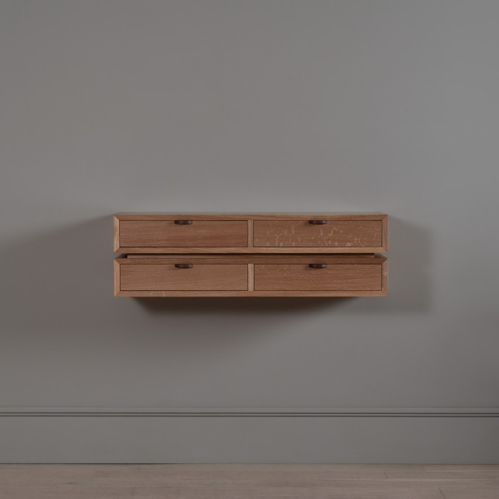 Floating Oak Console. BCC1